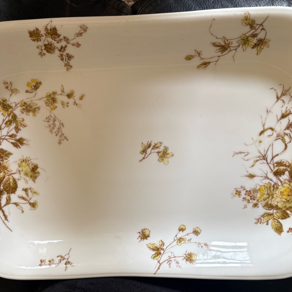 Vintage Floral Serveware Platter